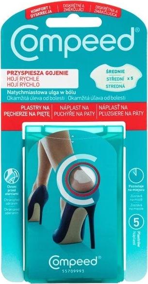 Compeed COMPEED_Plastry na pęcherze na piętę średnie 5 szt.