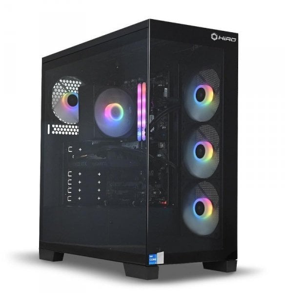 Komputer HIRO Aurora AMD Ryzen 7 9800X3D, RTX 5060Ti 16GB, 32GB RAM, 1TB SSD, WIFI, W11H