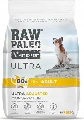 VetExpert VetExpert Raw Paleo Ultra Indyk Mini Adult 750g