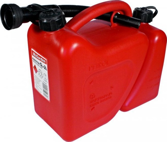 McGarden KANISTER PLASTIK NA BENZYNÄ I OLEJ ÅAÅCUCHOWY 5L+2L