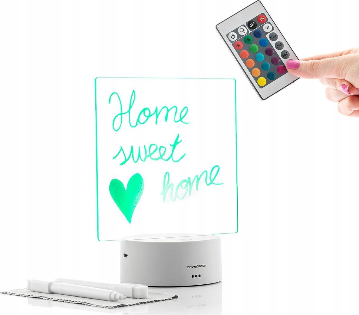 InnovaGoods InnovaGoods TABLICA LED NA NOTATKI I WIADOMOŚCI LE
