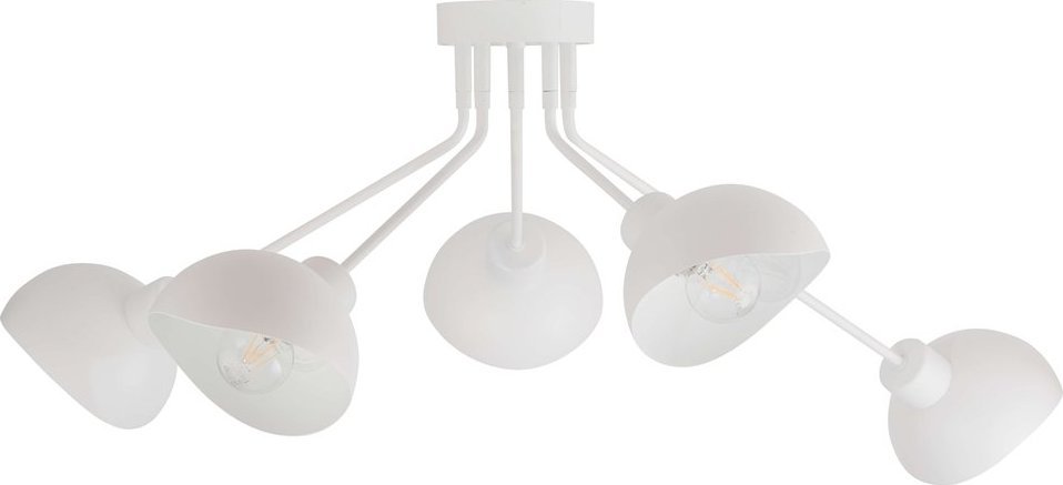 Lampa sufitowa Sigma Biała lampa sufitowa Roy do jadalni nad stół spider