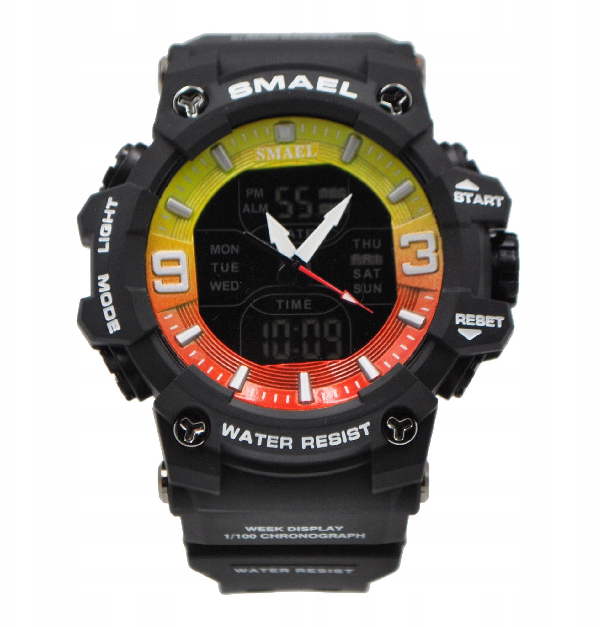 ZEGAREK MĘSKI SMAEL DUAL SPORTOWY WODOSZCZELNY W11