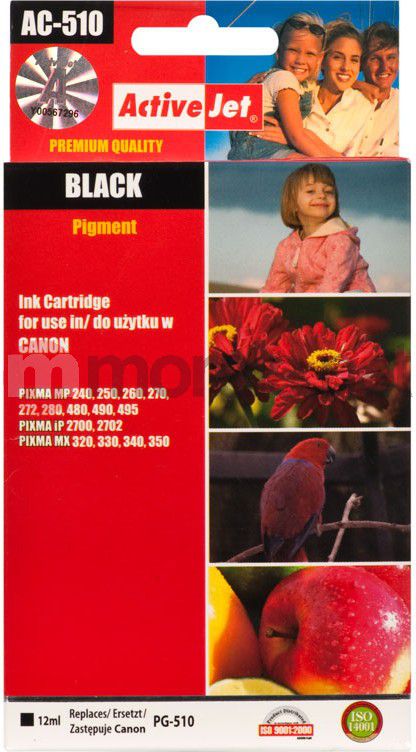 Tusz Activejet tusz AC-510R (PG-510) Black