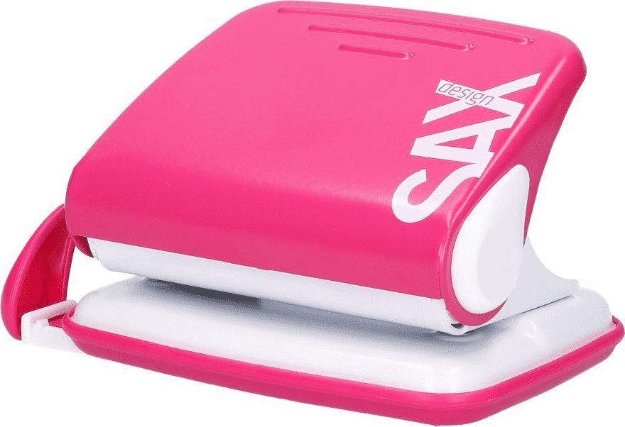 Dziurkacz SAX Design 318 20 kartek Różowy (ISAXD318-11)