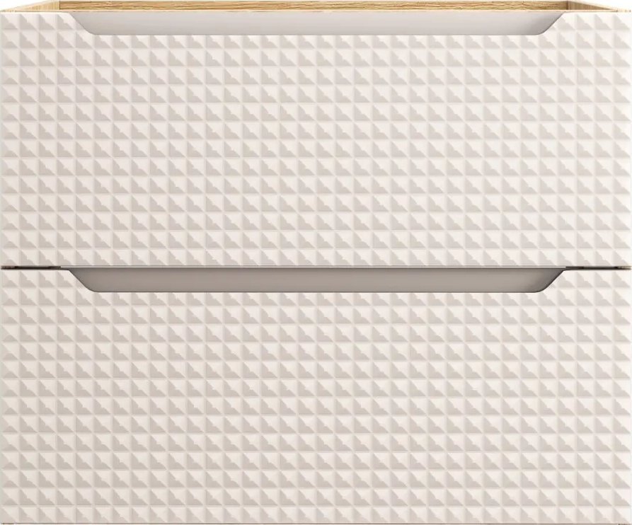 Comad Szafka pod umywalkę LUXOR BEIGE 82-70-2S 70cm dąb olejowany/beżowa COMAD