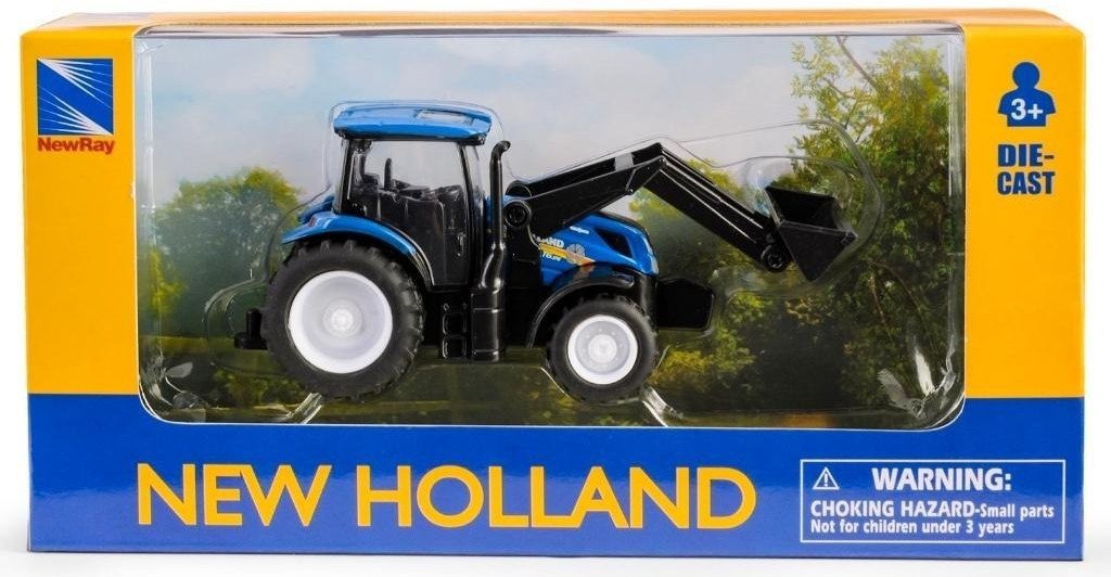 Mini New HollandTraktor T6 z łopatą