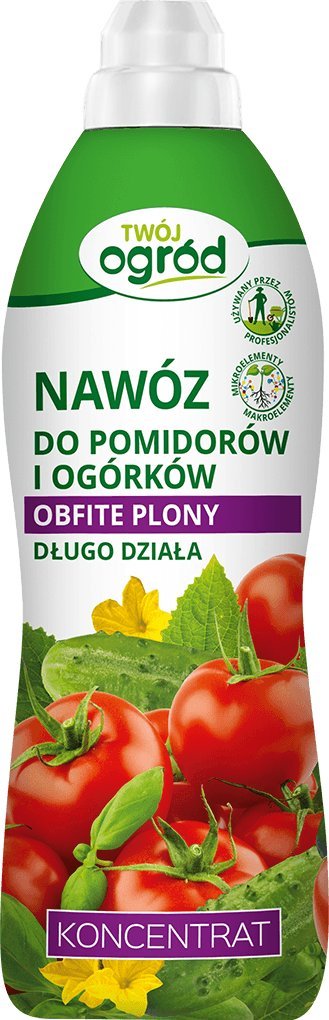 Twój Ogród Nawóz płynny do pomidorów i ogórków 900ml