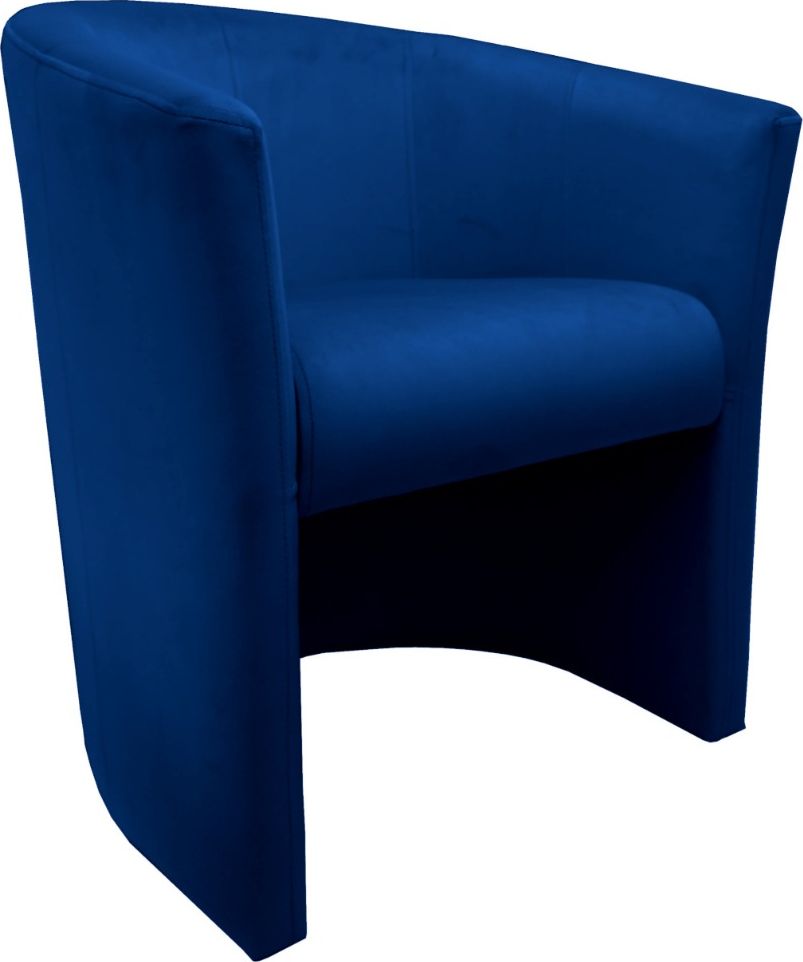 Atos Fotel MAROS VELVET granatowy do salonu ATOS