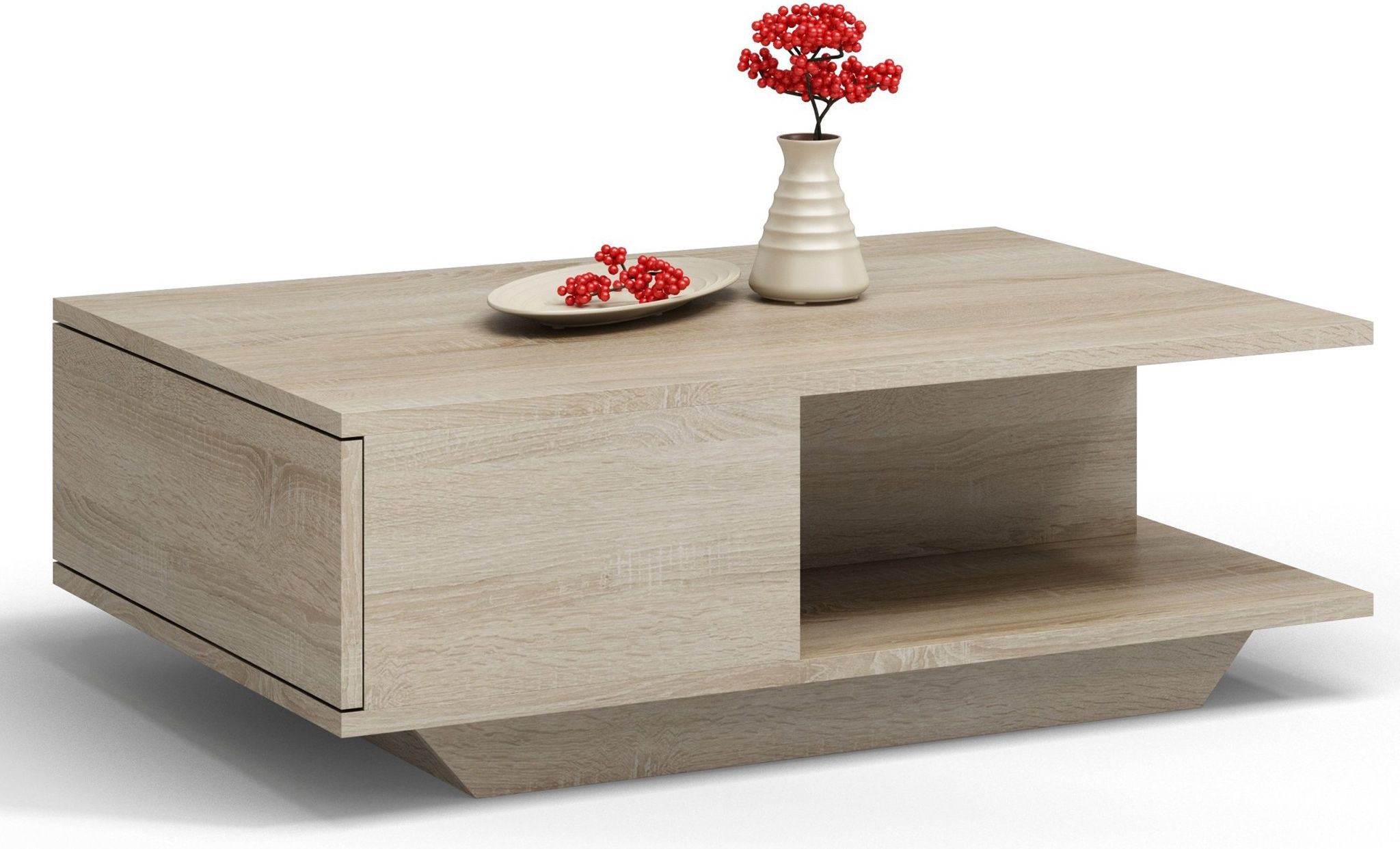 Topeshop Stolik kawowy ława denver salon pokój sonoma (ŁAWA DENWER SONOMA)