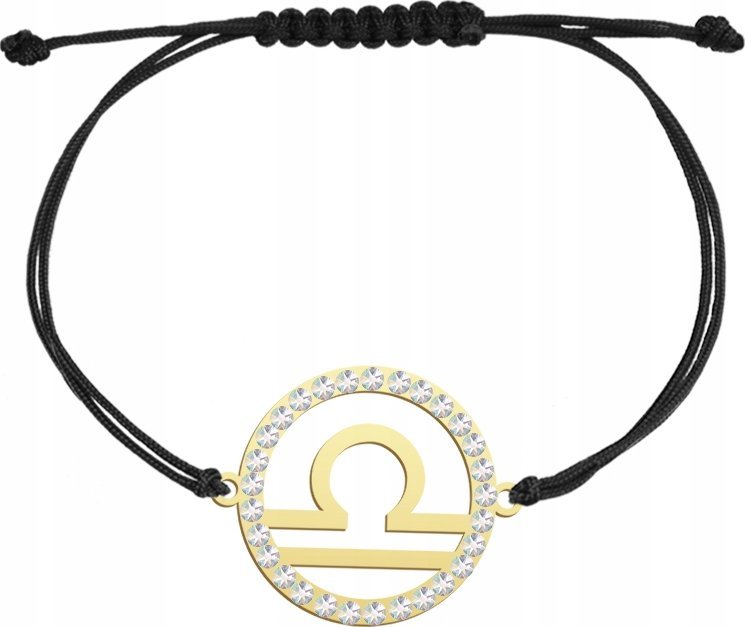 Radziszewska Jewellery Pozłacana Bransoletka Znak Zodiaku WAGA