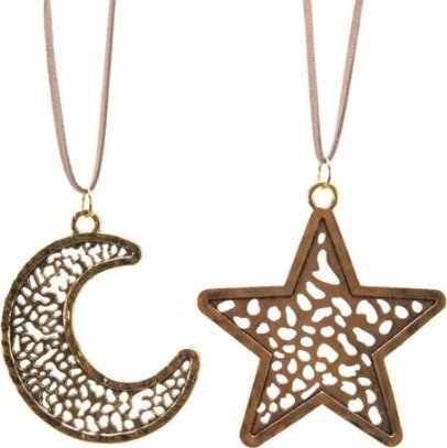 Kaemingk Zawieszka na choinkę złota 8 cm