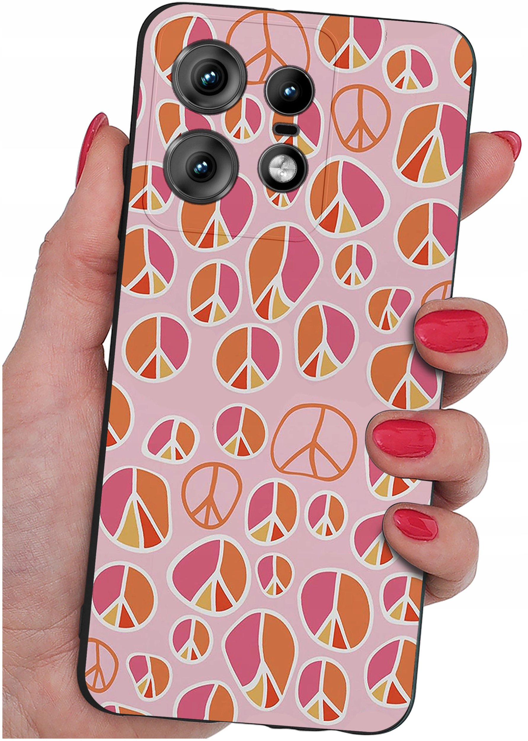 Etui do Motorola Moto EDGE 50 Pro WZORY |SILIKONOWE MATT CASE