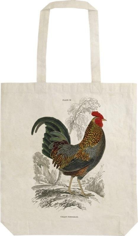 Skona Ting Torba bawełniana STBAG39 Kogut Shopperka na ramię