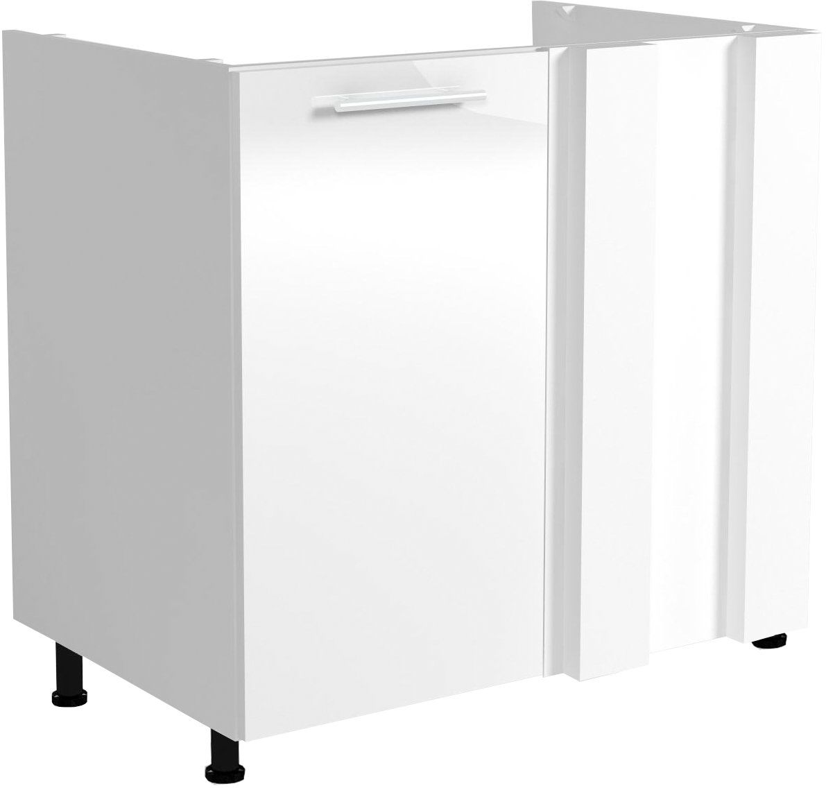 Halmar VENTO DKN-100/82 szafka zlewozmywakowa narożna front: biały