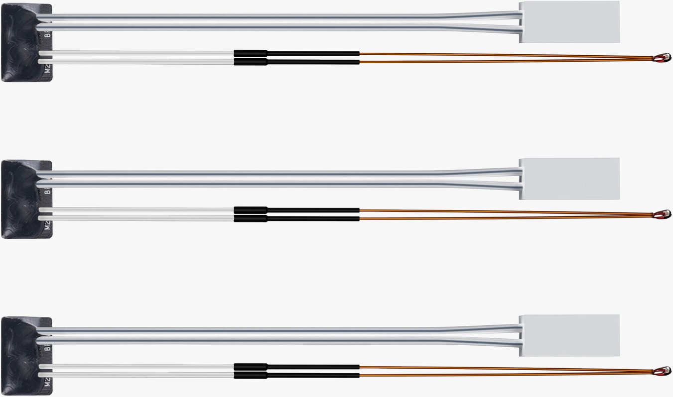 Ceramiczna grzałka z termistorem do hotendu 3szt. - do drukarek Bambu Lab z serii P1P}