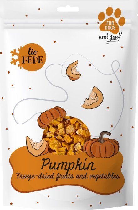 Paka Zwierzaka PAKA ZWIERZAKA - Przysmak liofilizowany Lio PEPE Pumpkin (dynia) 20g
