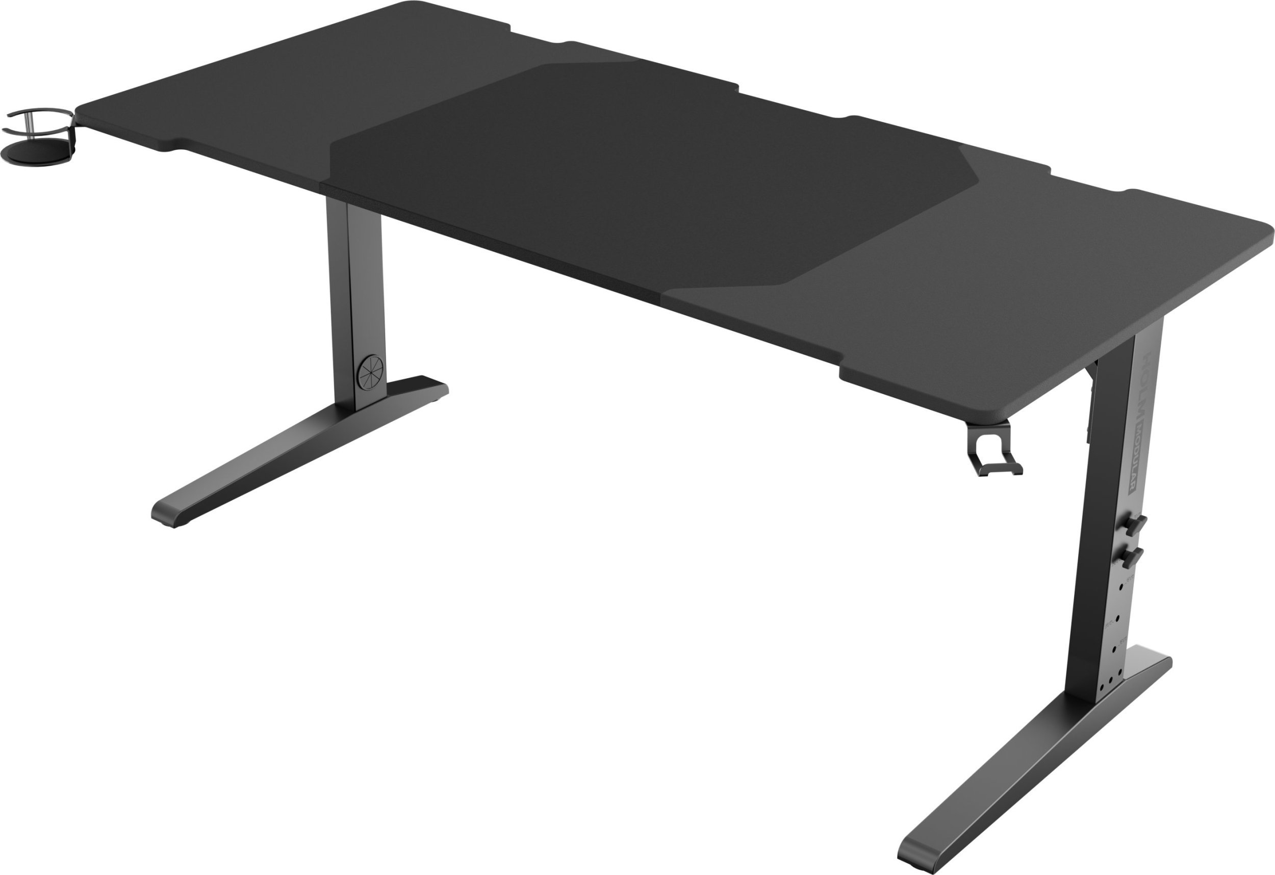 Biurko Genesis Holm Modular 160 Czarne 160 cmx75 cm