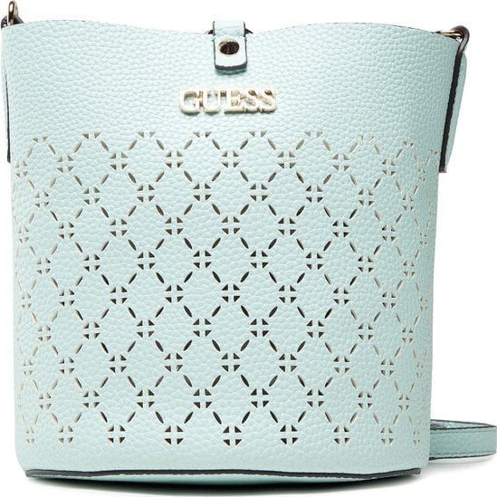 Guess, Amara, Synthetic Leather, Textile Bag, Surf, XG849301, For Women, 18/21 x 20 x 14 / 14/18 x 17.5 x 6.5 cm For Women