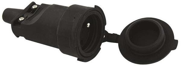 Emos Gniazdo gumowe przenośne z/u 10/16A 250V 2P+Z IP65 (P0044)
