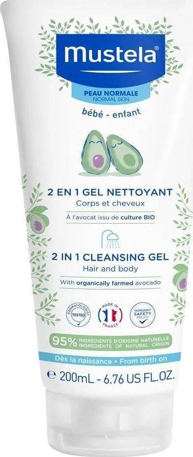 MUSTELA_Bebe Enfant 2in1 Cleansing Gel Hair&Body Shampoo szampon i żel pod prysznic 200ml
