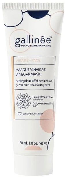 Gallinee, Microbiome Skincare, Vinegar, Exfoliating, Cream Mask, For Face, 50 ml For Women