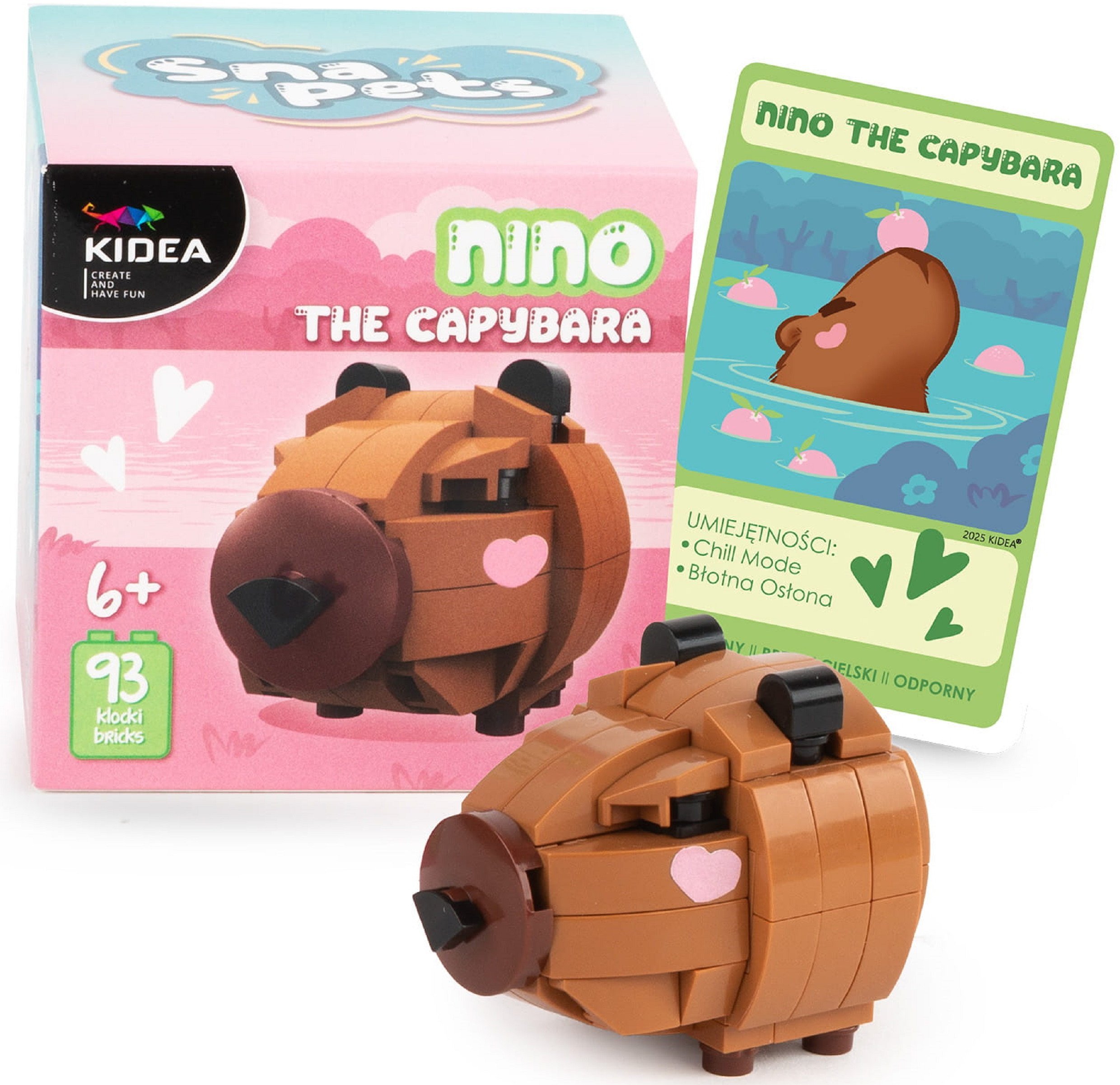 KLOCKI KONSTR SNAPETS KAPIBARA 93EL AKC KIDEA PU