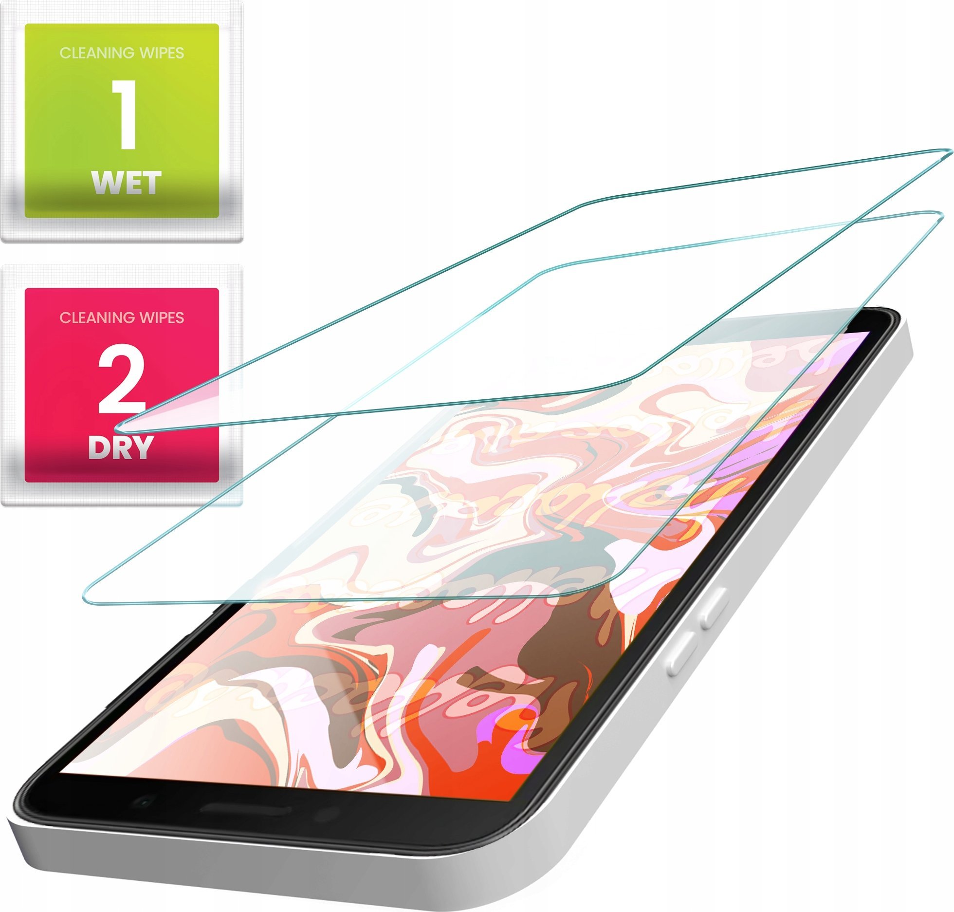 Hello Case 2-PAK Szkło Hartowane do Xiaomi Redmi 6a (szybka 9H, płaskie 2.5D,ochronne)