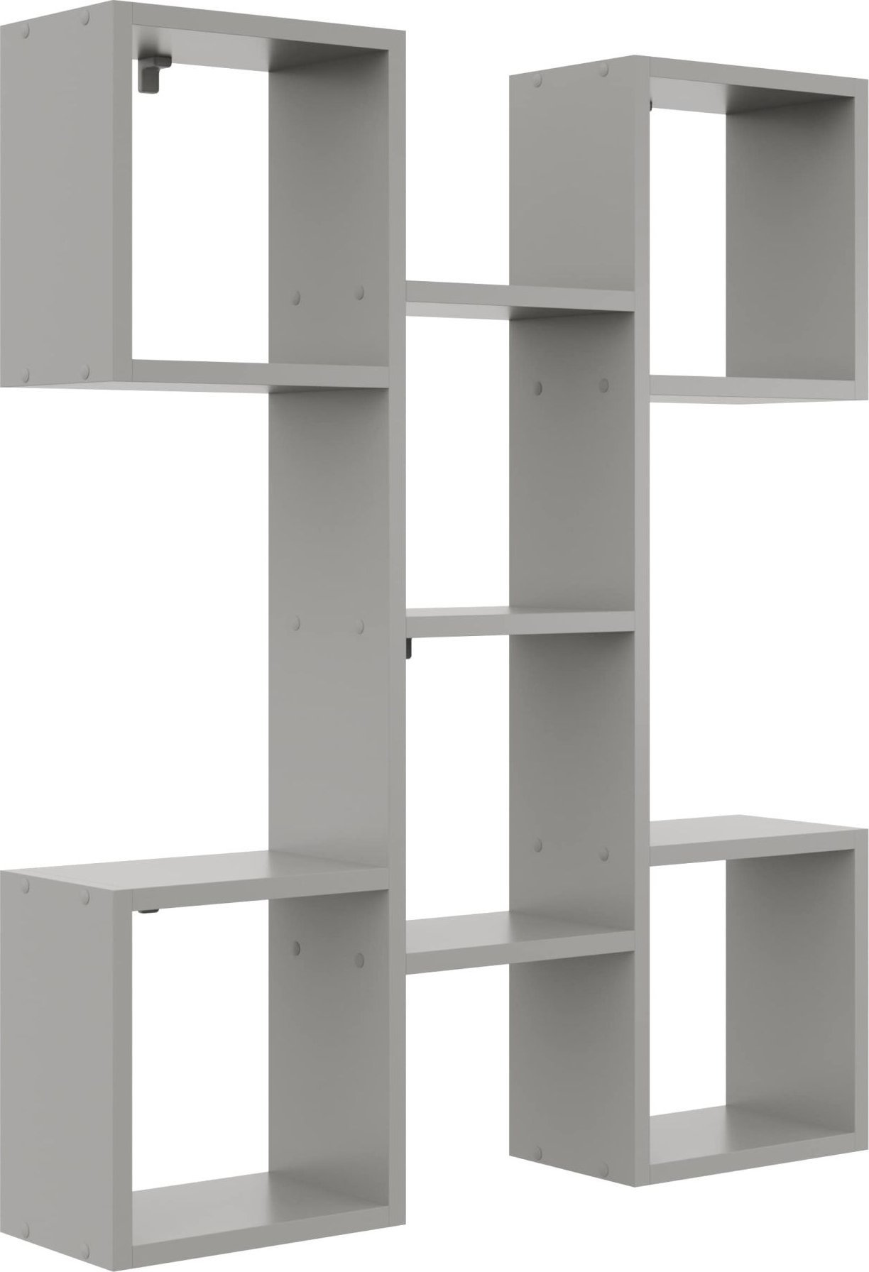 Tyletegotu Nowoczesna półka wisząca, 82x18x100 cm, szary, mat