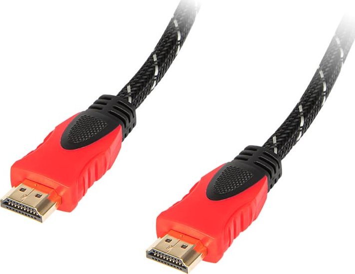 Kabel Blow Przył. HDMI-HDMI PREMIUM proste 1.0m RED