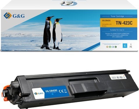 Toner G&G G&G kompatybilny toner z Brother TN423C, NT-CB423C, cyan, 4000s