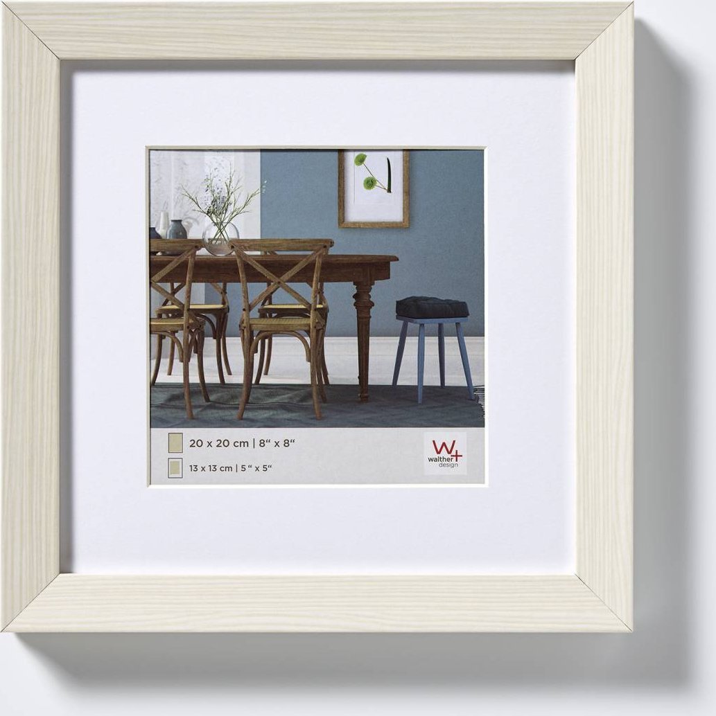 Ramka Walther Walther Fiorito white 30x30 Wood incl. Passepartout EF330W