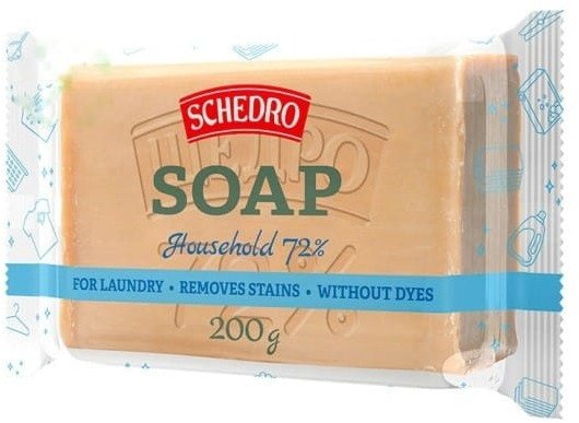 SCHEDRO Mydło szare 72% (folia) 200 g