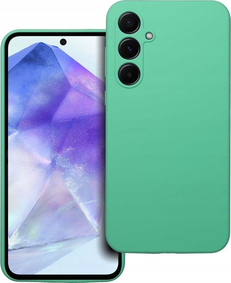 OEM Futerał SILICONE 2mm do SAMSUNG A55 5G miętowy