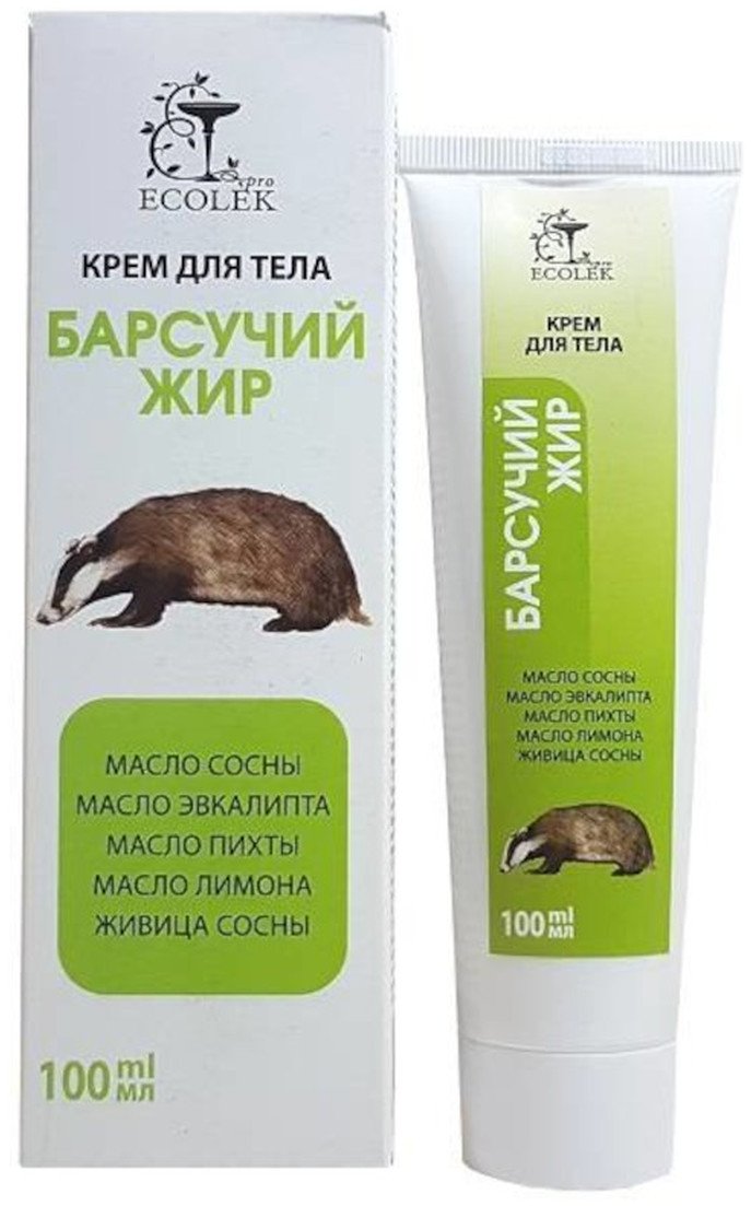 Ecolek Krem do ciała z tłuszczem borsuka 100ml