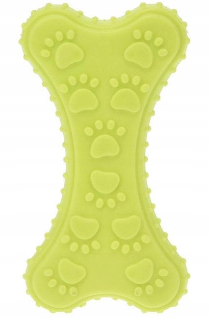 Zabawka dla psa gumowa kość 10cm Gryzak i aport w jednym