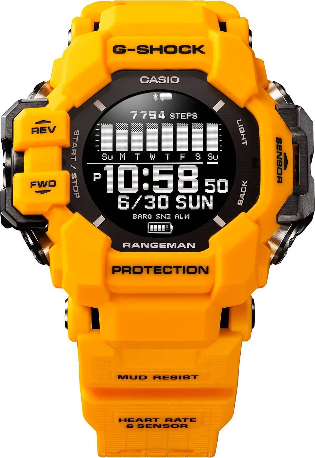 Zegarek Triton Zegarek Casio G-Shock MASTER OF G LAND RANGEMAN GPR-H1000 -9ER GPS Treningi .