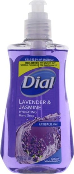 Dial, Antibacterial, Lavender & Twilight Jasmine, Liquid Soap, For Hands, 221 ml Unisex
