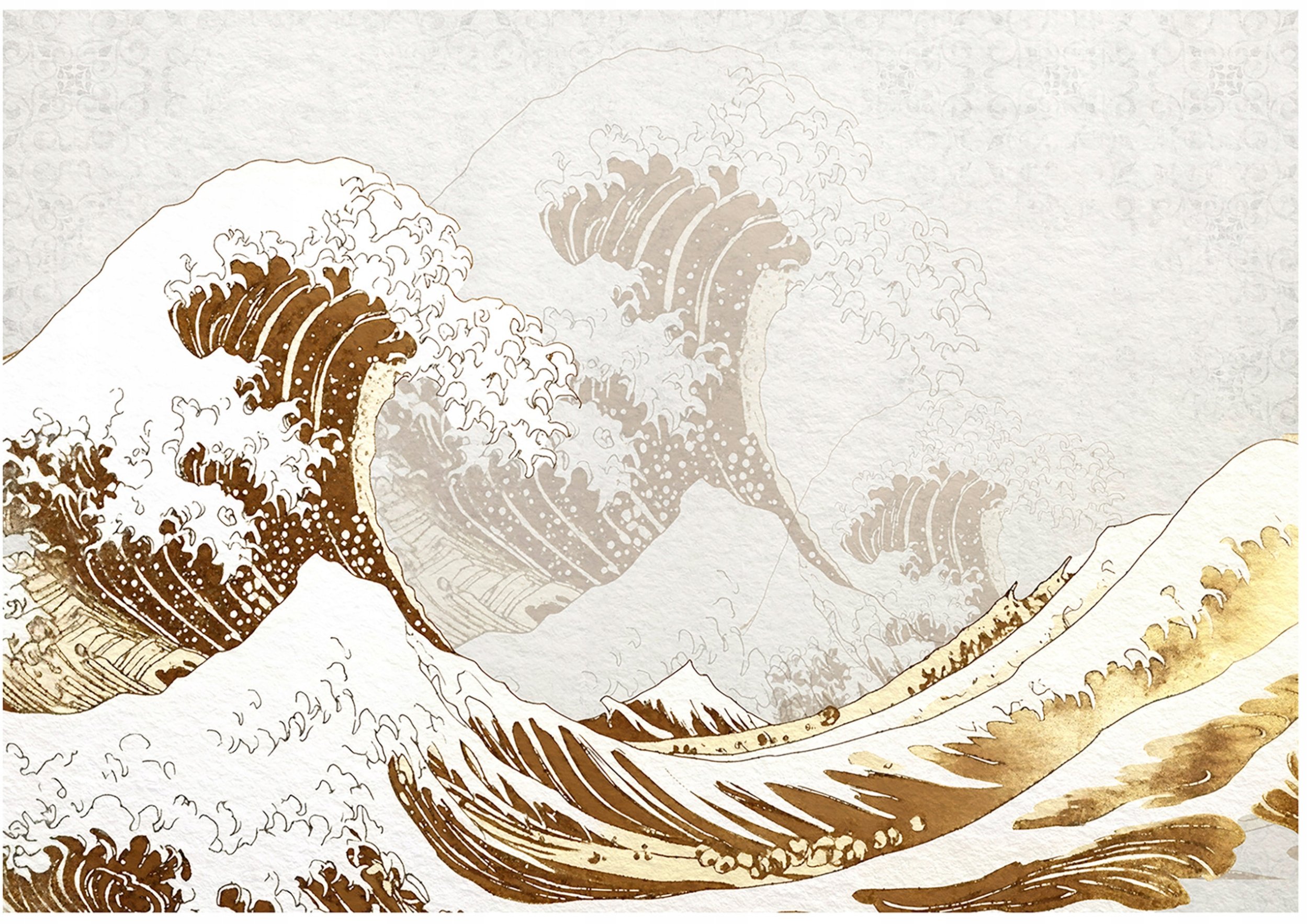 Fototapeta Wielka Fala W Kanagawie Sypialnia Salon Tapeta Flizelina 350X250