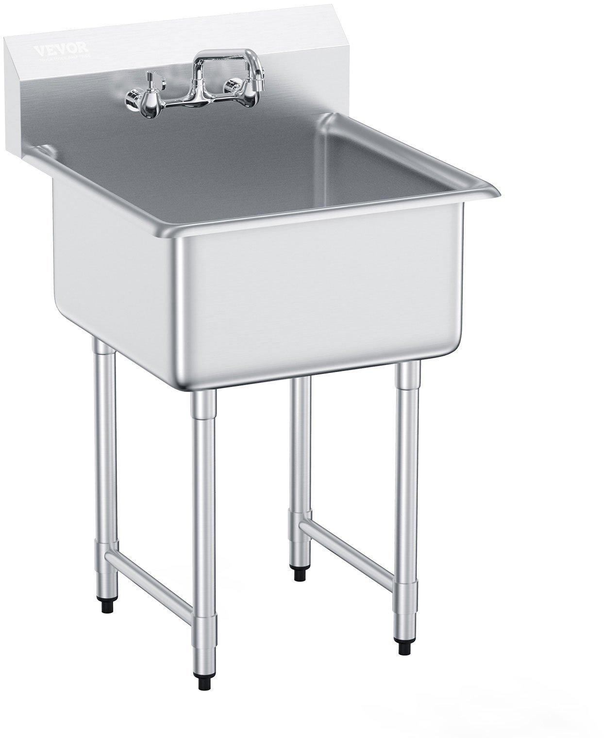 Zlew gastronomiczny basen zlewozmywak gospodarczy 61x61 cm