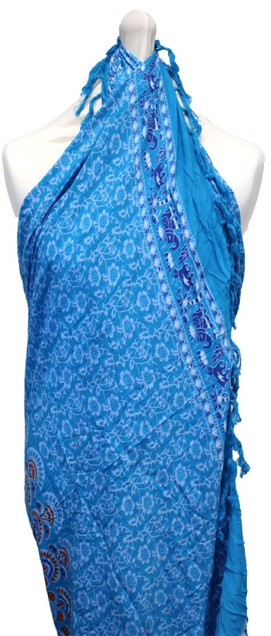 Indonezyjskie Sarongi Mandala - Niebieski