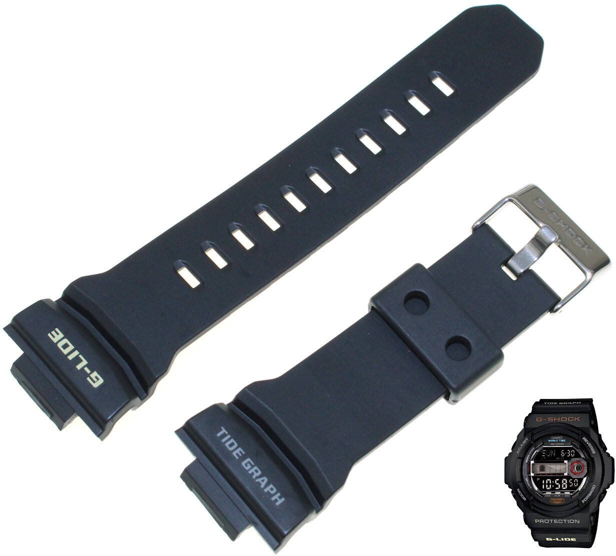 Pasek do zegarka Casio G-Shock GLX-150 czarny 10414667 .