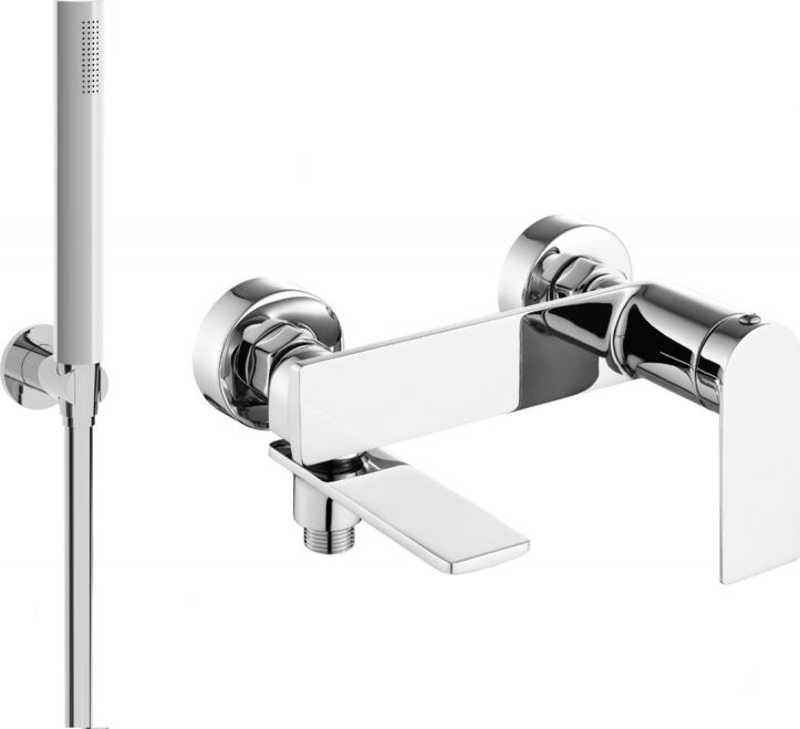 Bateria wannowa Mexen Mexen Zero R70 bateria wannowa z zestawem prysznicowym, chrom - 7113R70-00