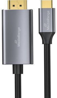 MediaRange USB-C 3.2 Gen. auf HDMI Video-Adapterkabel 1,8m