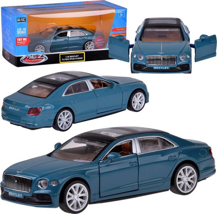 Jokomisiada Auto metalowe model BENTLEY FLYING SPUR HYBRID 1:38 interaktyw. ZA5052