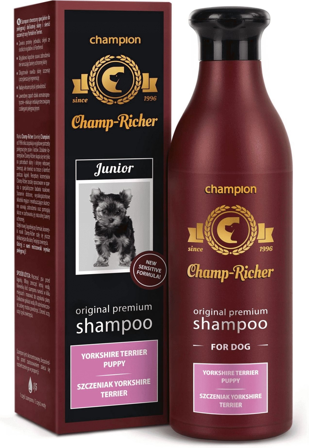 Dermapharm Champ-Richer Szampon dla szczeniąt rasy york 250ml (91410)