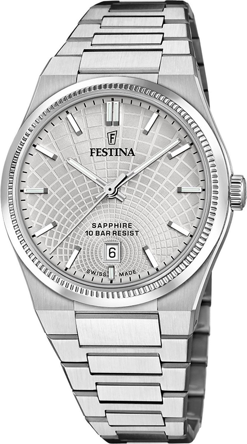 Zegarek męski Festina F20051-2 srebrny