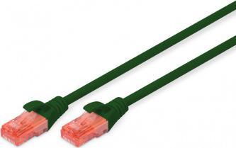 Digitus Assmann DIGITUS CAT 6 U/UTP PATCH CABLE/AWG 26/7 GREEN 0.25M