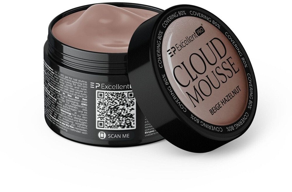 Excellent PRO Cloud Mousse żel budujący Beige Hazelnut 50g