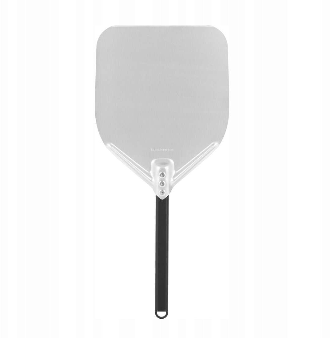Łopata do pizzy z anodowanego aluminium z aluminiowym uchwytem, kwadratowa, 310x355x660 mm | TECHNICA, Pizza Line